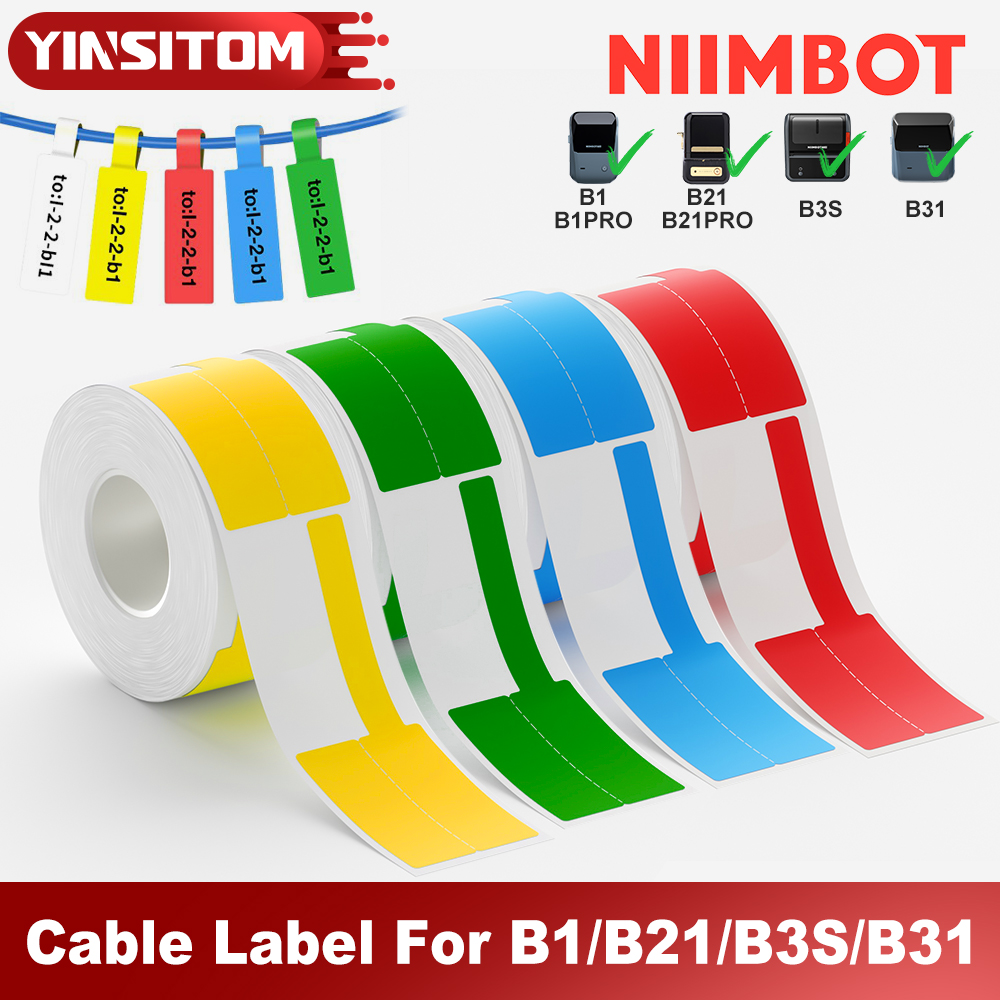 Niimbot Color Cable Label Wate - Label Printer Tape recension och pris