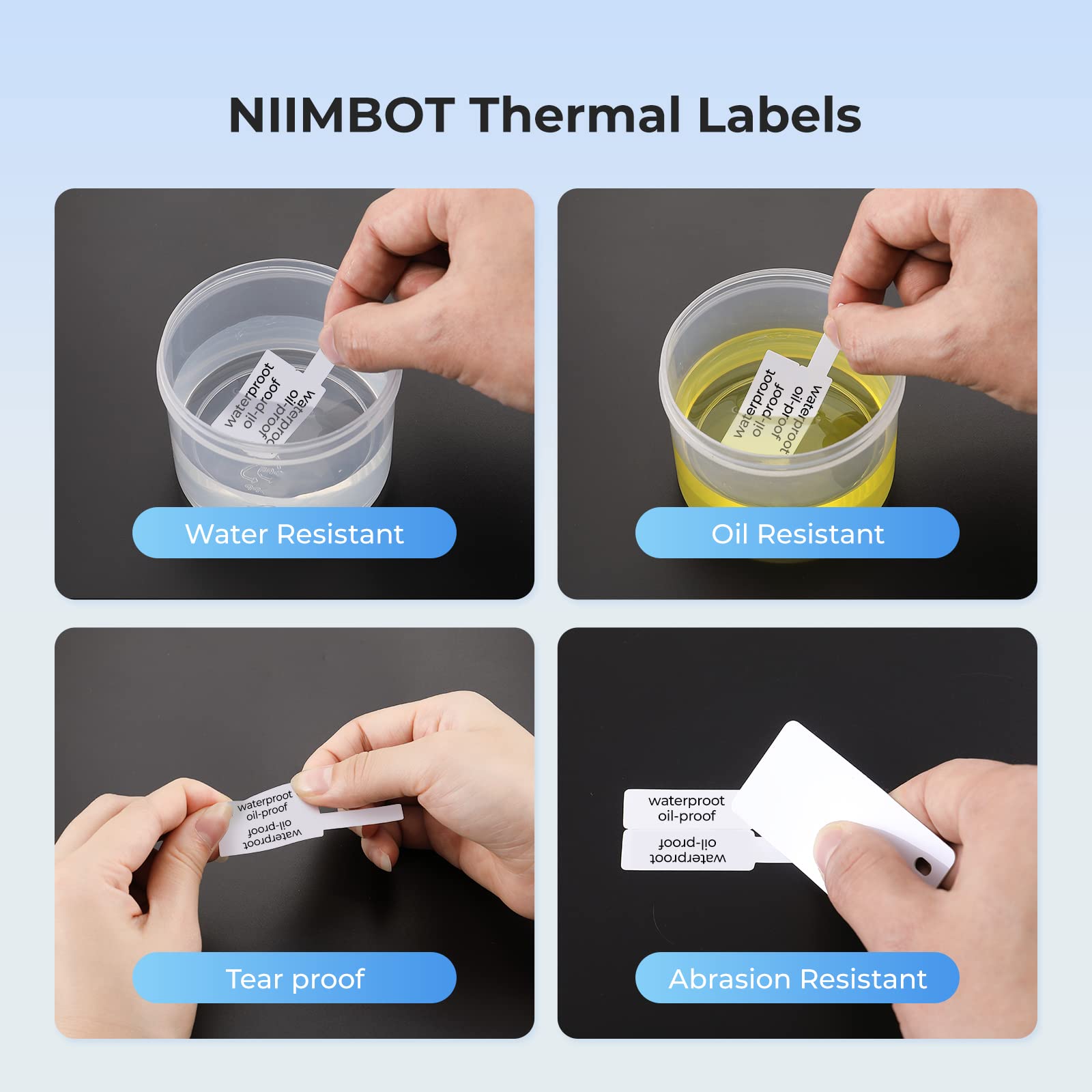 Niimbot Color Cable Label Wate - Label Printer Tape recension och pris
