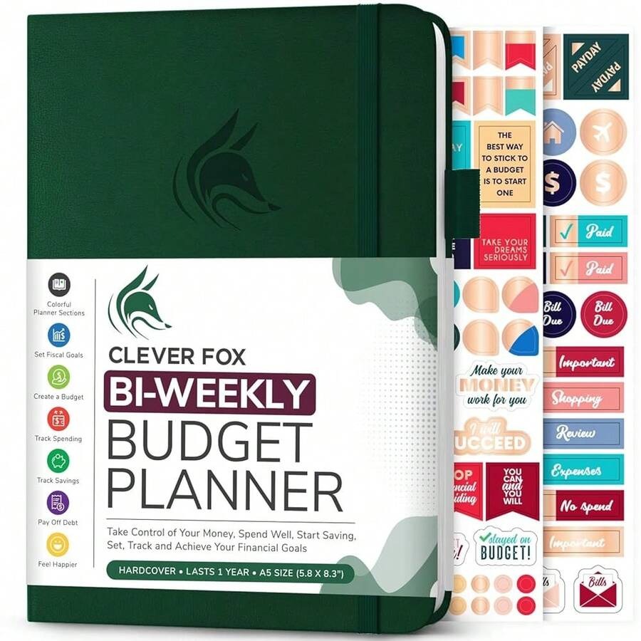 Clever Fox Bi Weekly Budget Pl - Planner Weekly Budget recension och pris