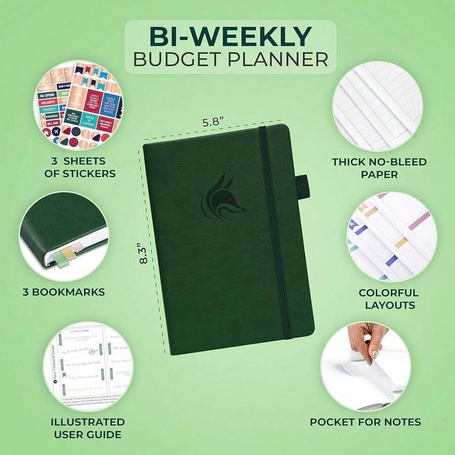 Clever Fox Bi Weekly Budget Pl - Planner Weekly Budget recension och pris