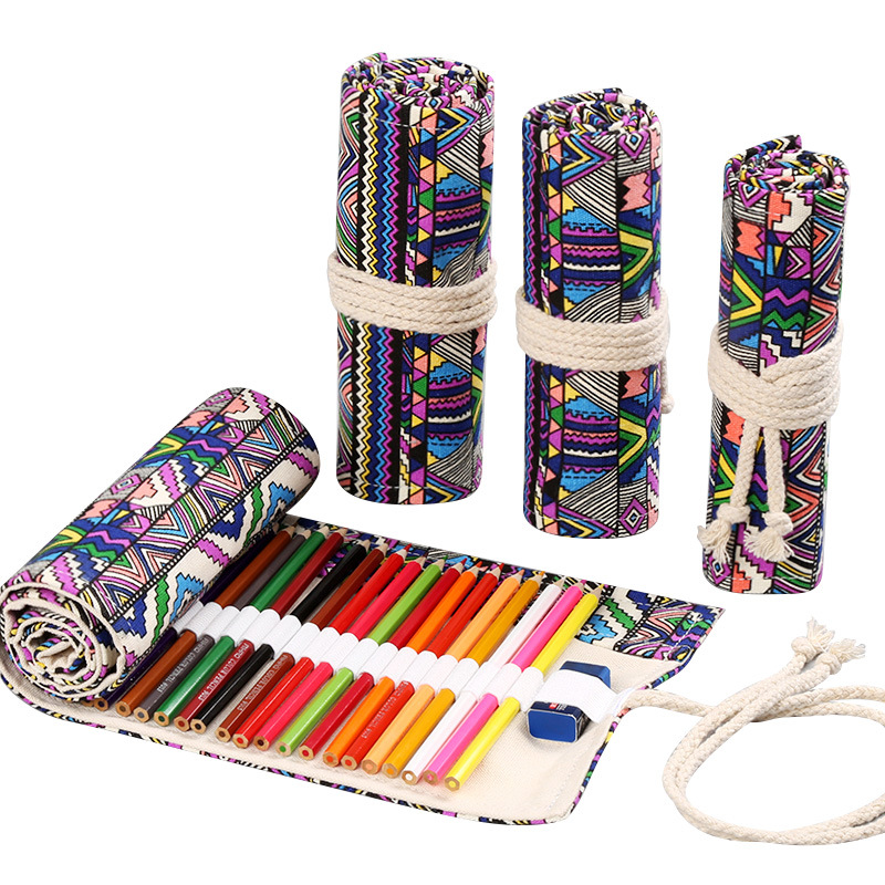 12/24/36/48/72 Hole Colorful C - Pen Pouch Roll recension och pris
