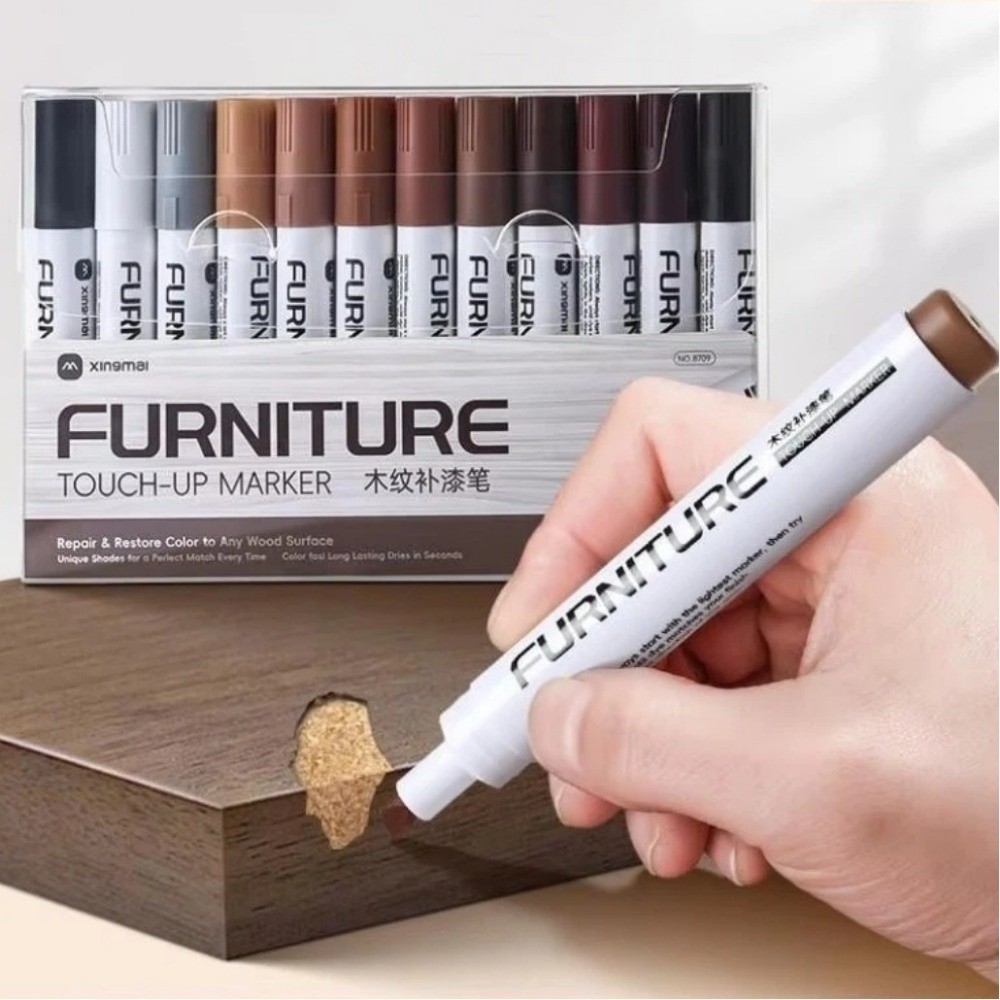 12pcs/set Waterproof Wood Furn - Whiteboard Marker Set recension och pris