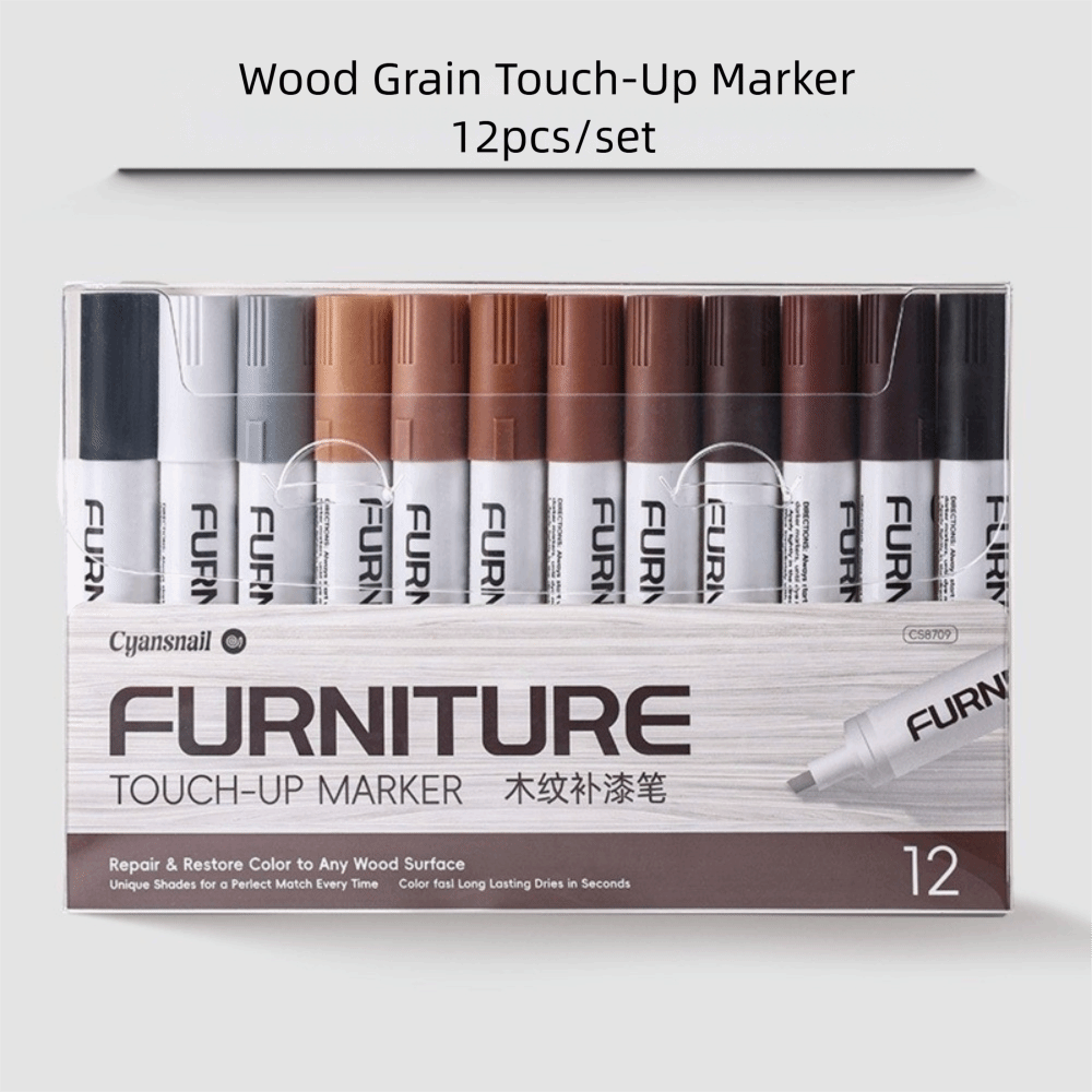 12pcs/set Waterproof Wood Furn - Whiteboard Marker Set recension och pris