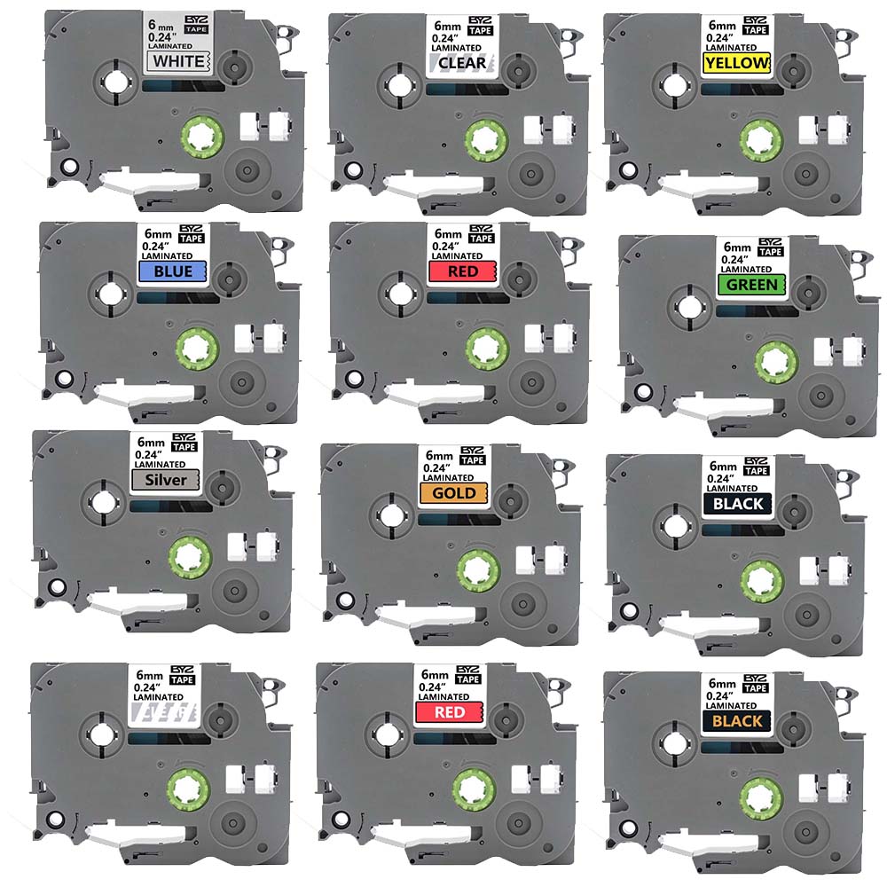 1pack TZe211 Ptouch 6mm/0.24“  - Label Printer Tape recension och pris