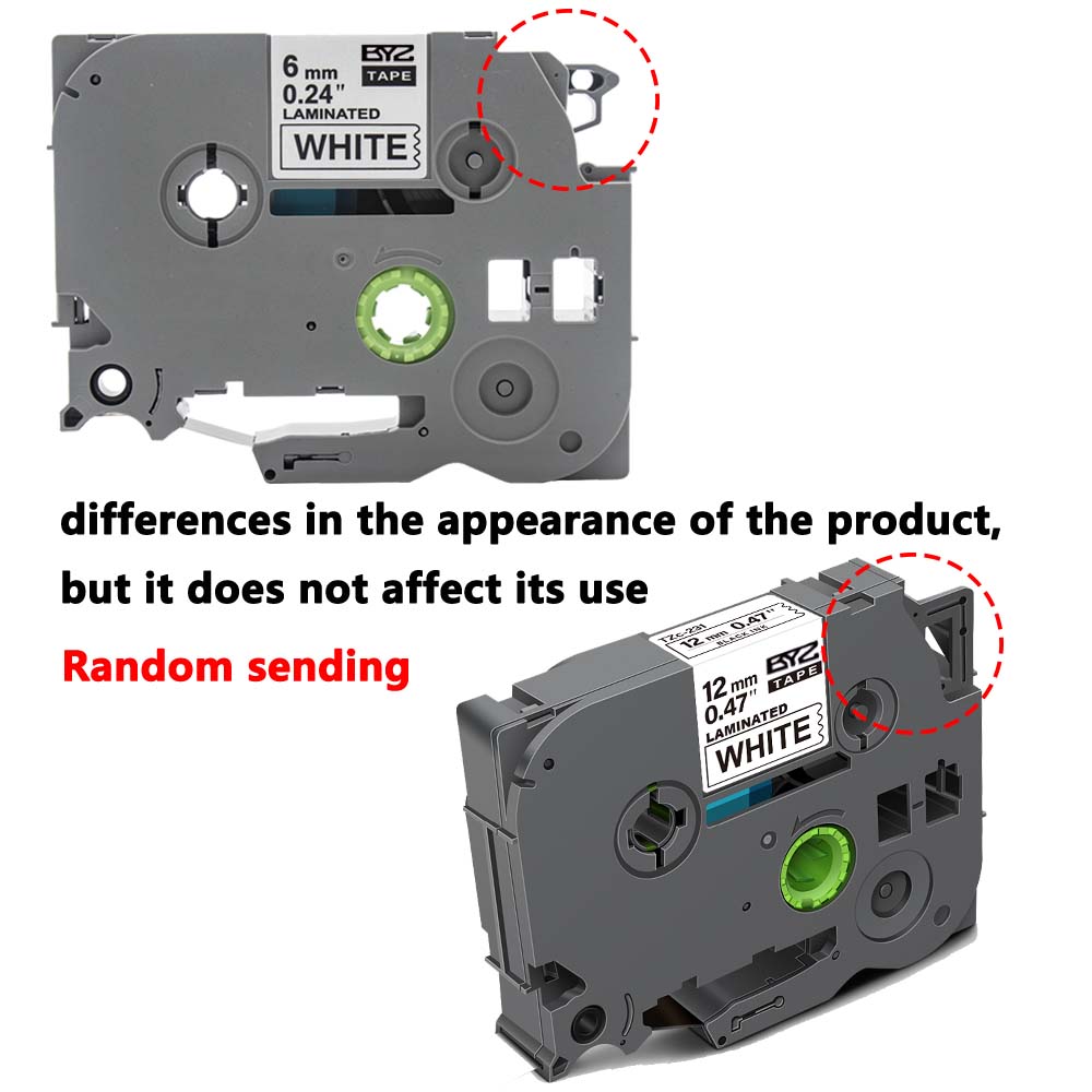 1pack TZe211 Ptouch 6mm/0.24“  - Label Printer Tape recension och pris