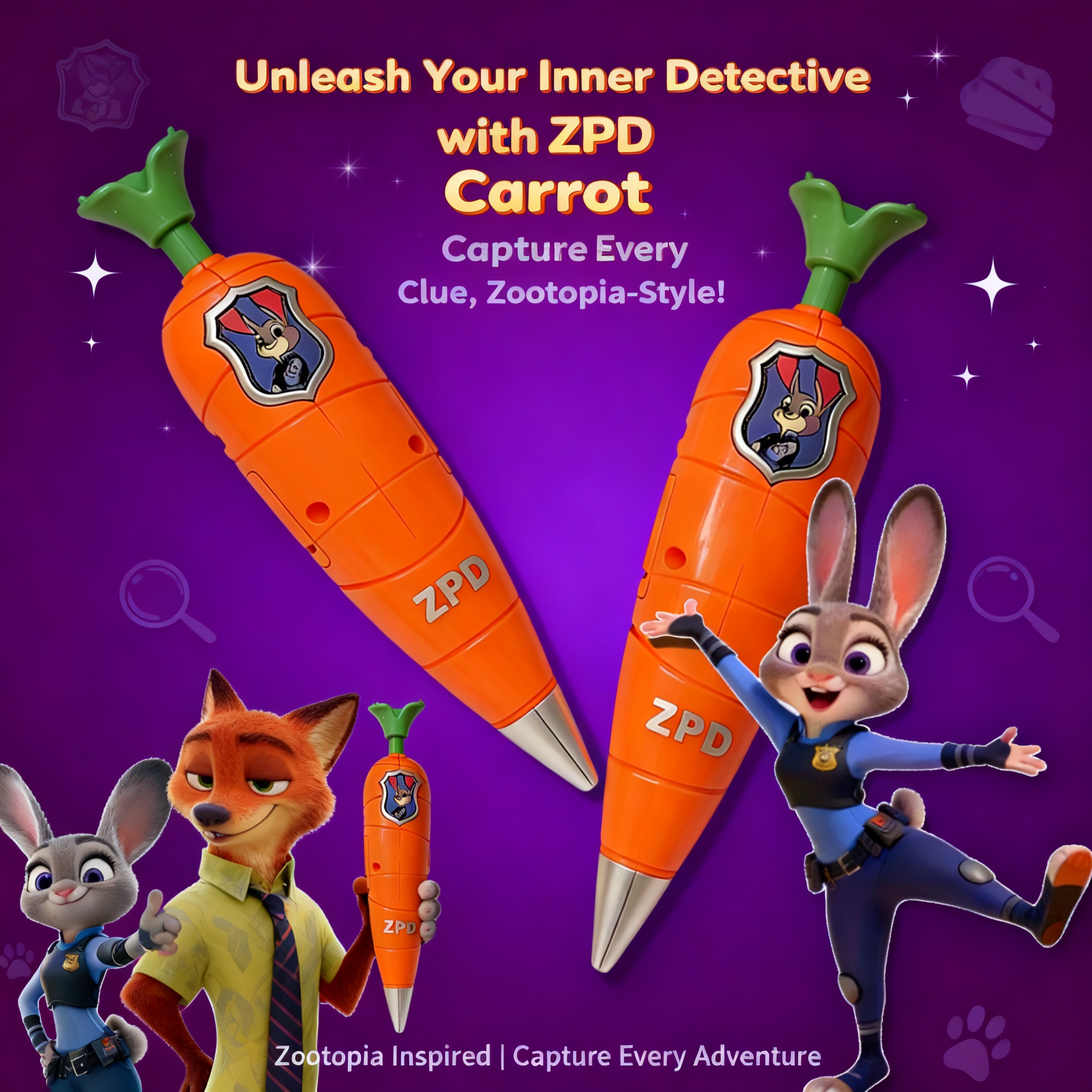 Zootopia 2 Judy Nick Style Car - Stationery Warehouse recension och pris
