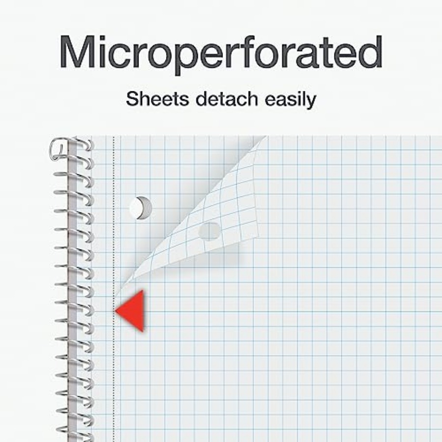 Spiral Notebook 2 Pack, 1 Subj - Graph Paper Pad recension och pris
