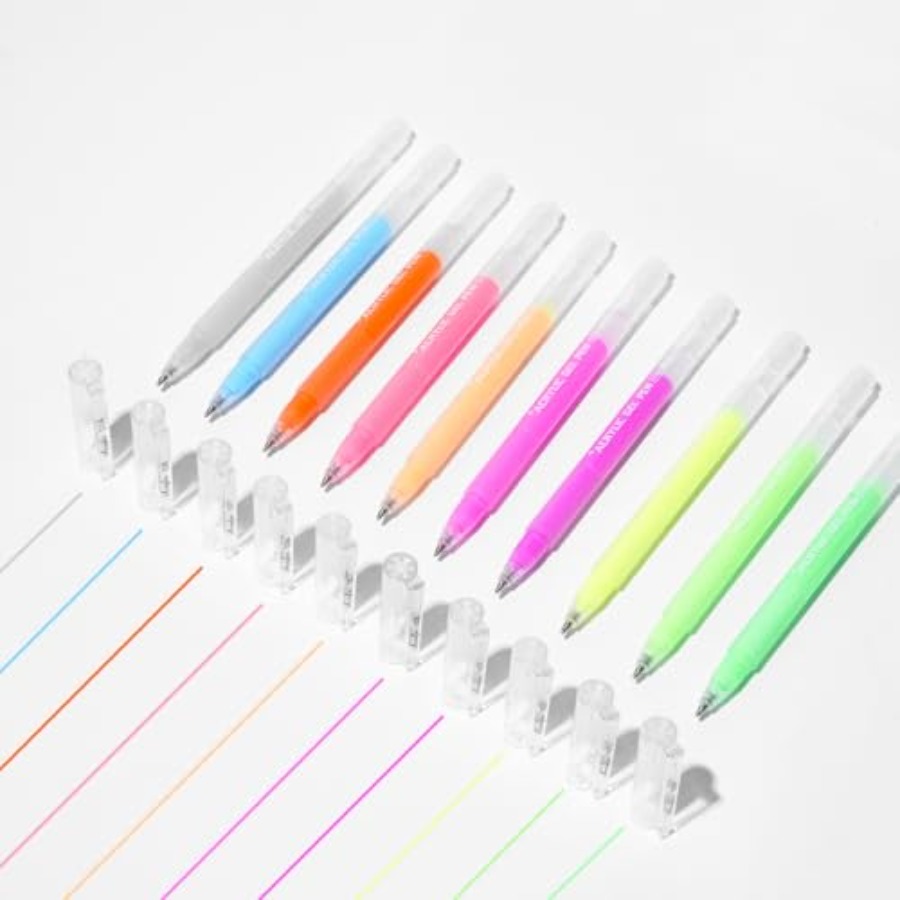 ROSYMENG 10 Colors Acrylic Gel - Gel Ink Pen Set recension och pris