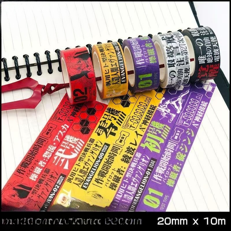 NEON GENESIS EVANGELION EVA-01 - Washi Tape Set recension och pris