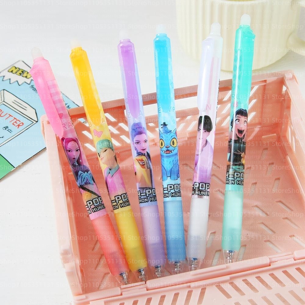 Anime Girl Group Erasable Pens - Gel Ink Pen Set recension och pris