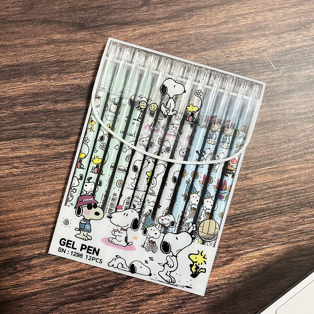 12pcs Snoopy Premium Erasable  - Stationery Supply recension och pris