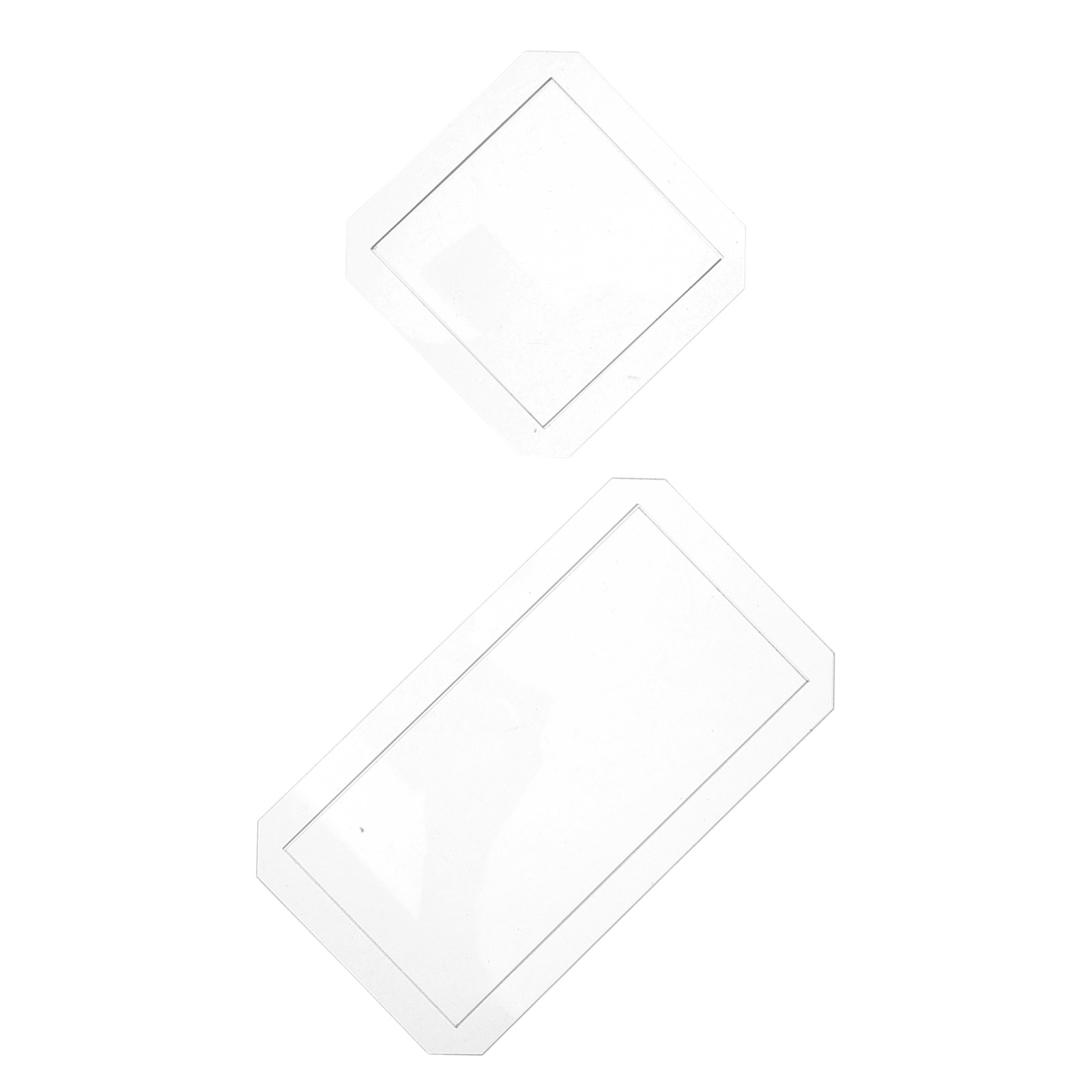 4Pcs Acrylic Quilting Template - Ruler Set Transparent recension och pris