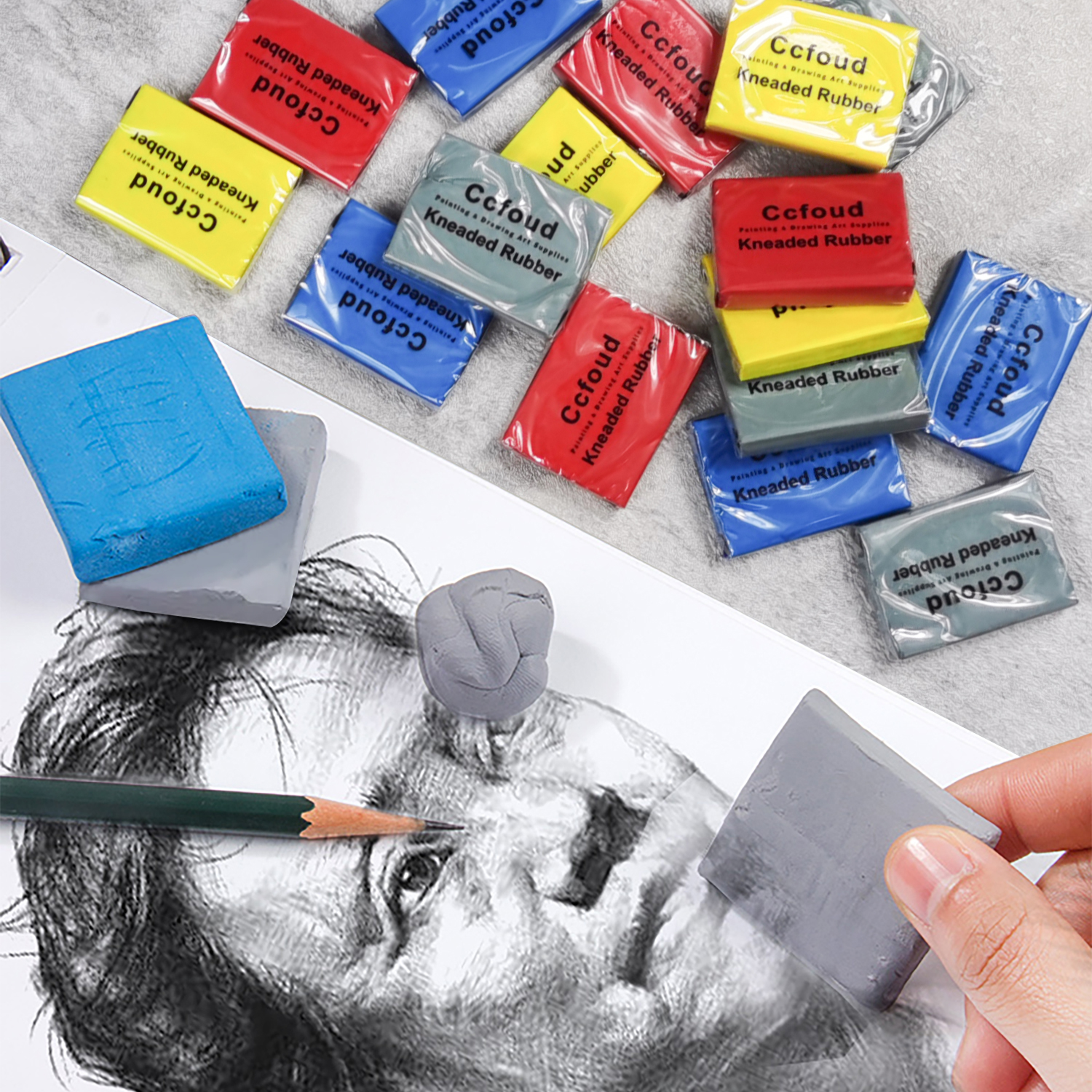 Kneaded Rubber Erasers, Colore - Rubber Eraser Kneaded recension och pris