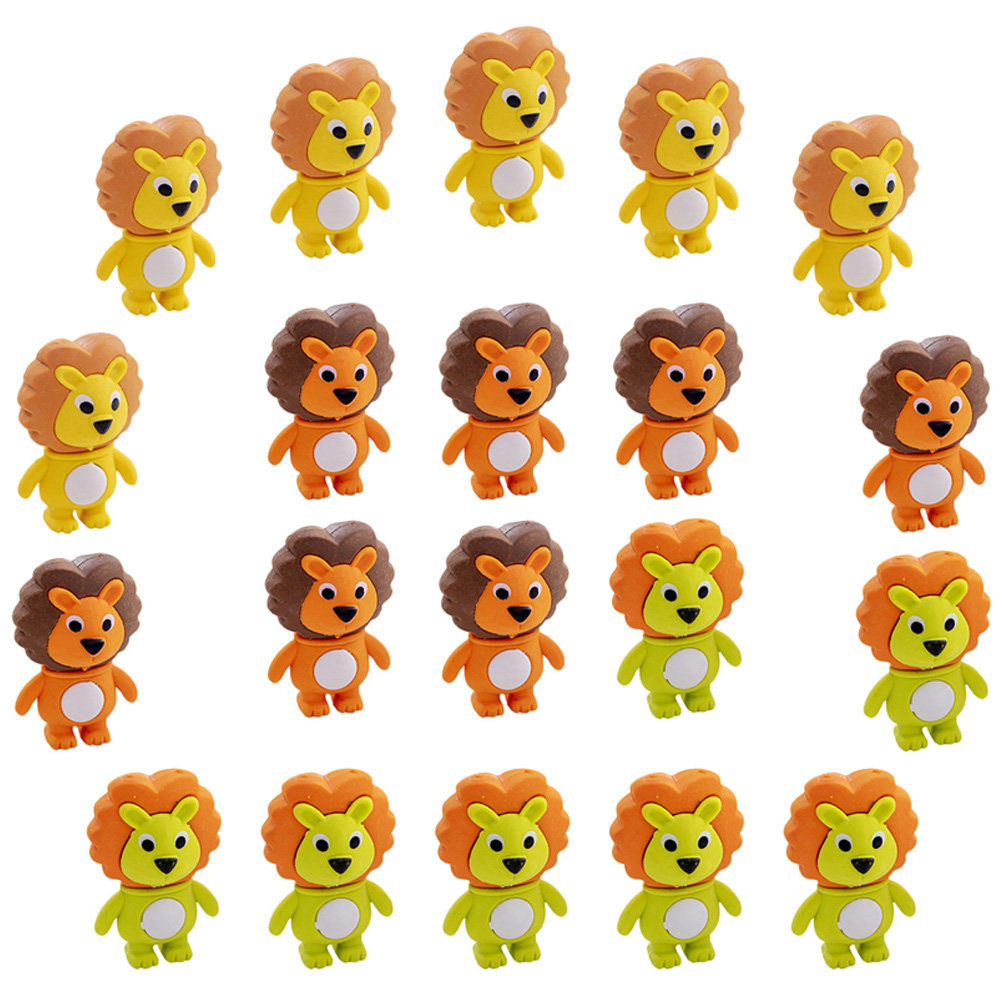 20Pcs Lion Rubber Erasers Cart - Lion Stationery & Office Supply(Kunshan)Co.Ltd recension och pris