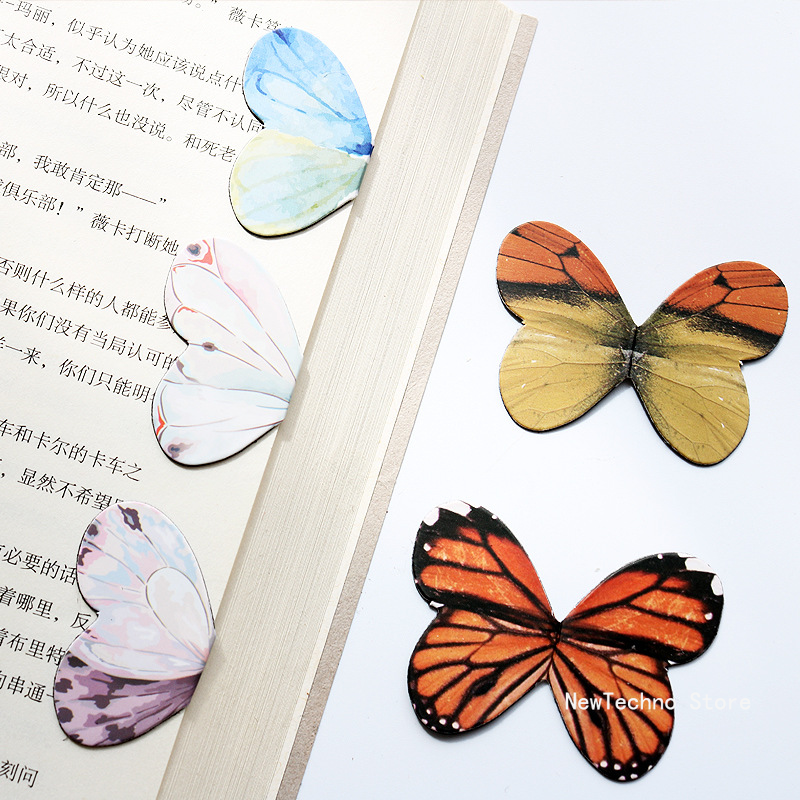 4pcs/Set Cartoon Butterfly Mag - Paperclip Magnetic Set recension och pris