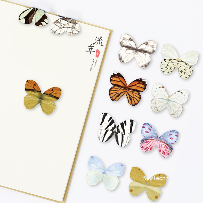 4pcs/Set Cartoon Butterfly Mag - Paperclip Magnetic Set recension och pris