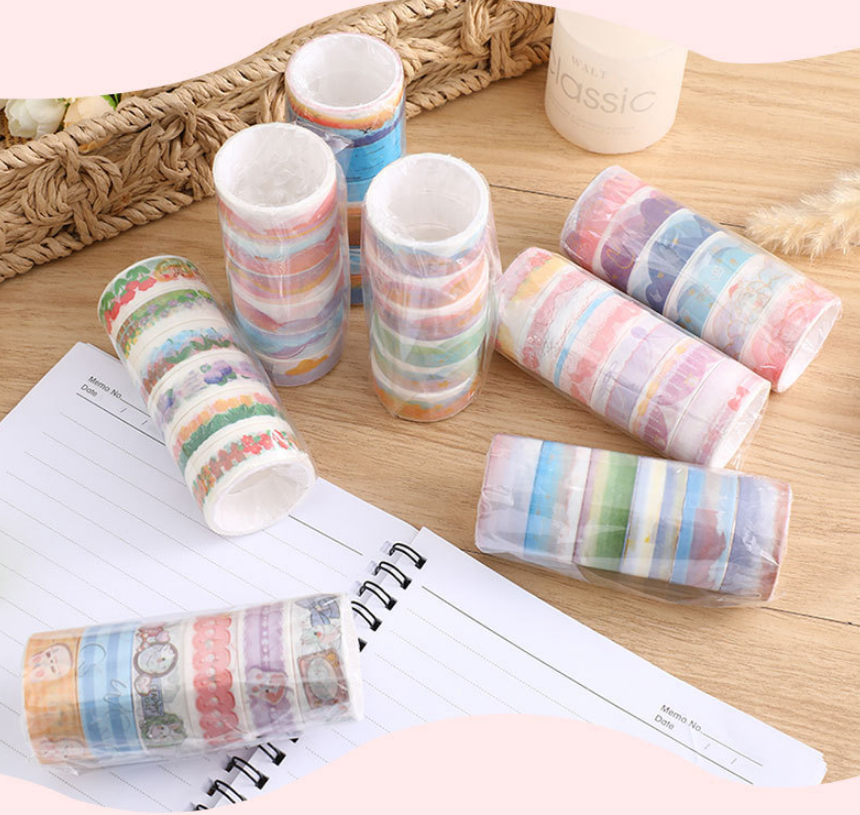 6roll/set Random Color Landsca - Washi Tape Set recension och pris
