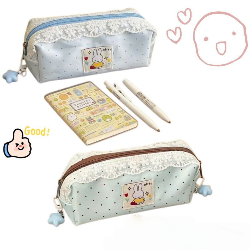 Minimalist Miffy Polka Dot Pen - Pencil Case Large recension och pris