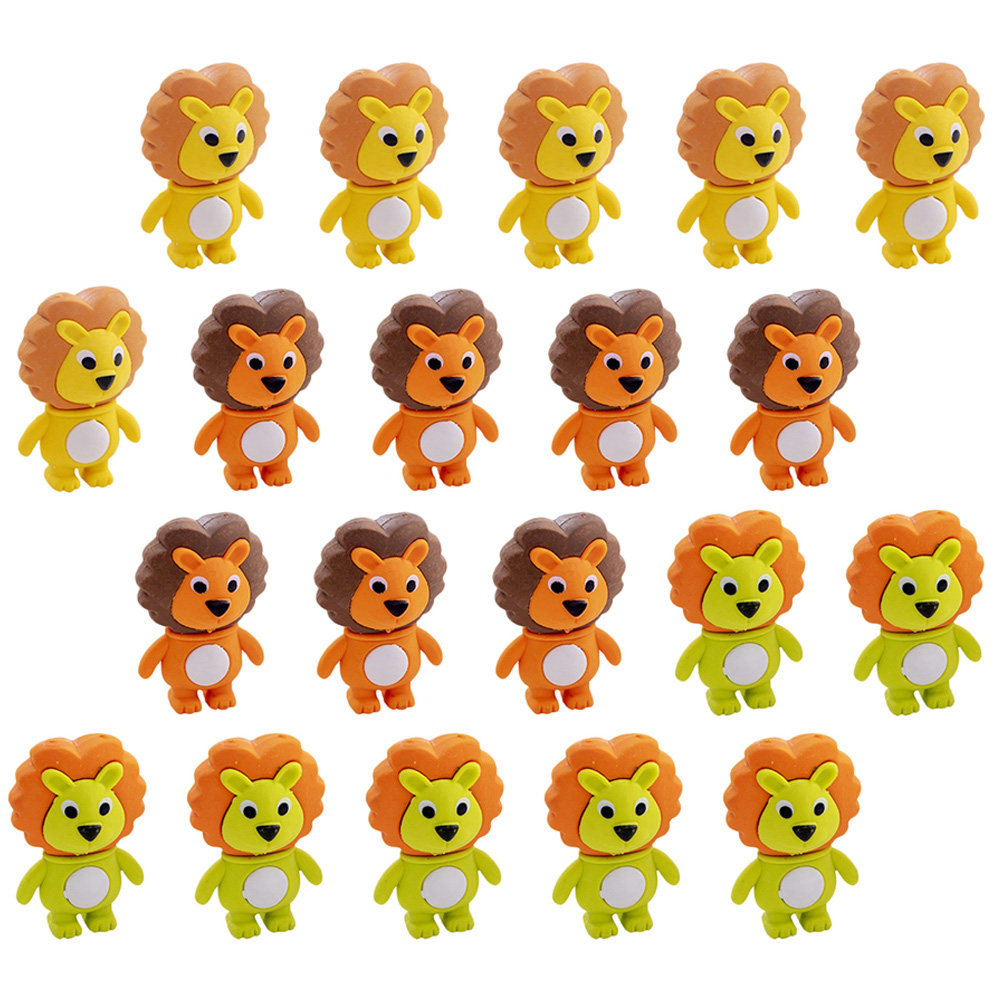 20Pcs Adorable Lion Erasers Ki - Lion Stationery & Office Supply(Kunshan)Co.Ltd recension och pris