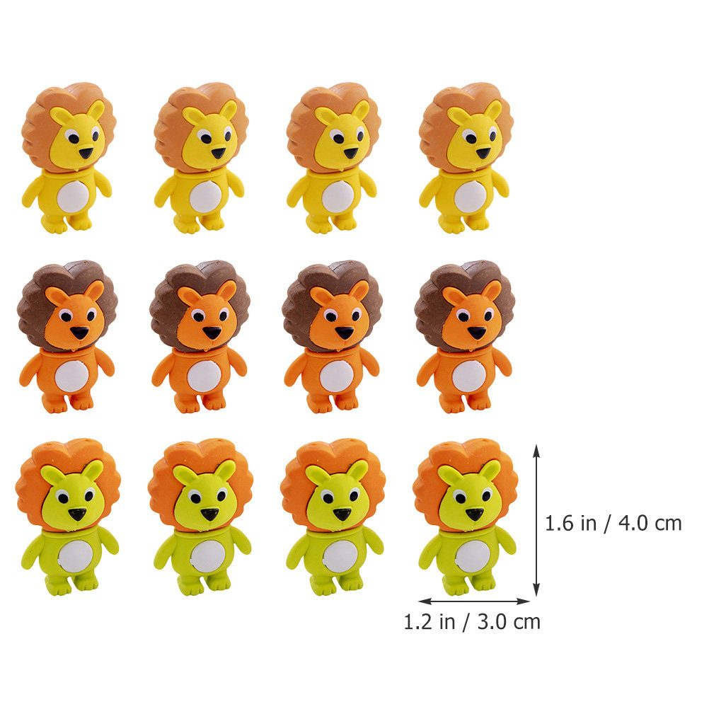 20Pcs Adorable Lion Erasers Ki - Lion Stationery & Office Supply(Kunshan)Co.Ltd recension och pris