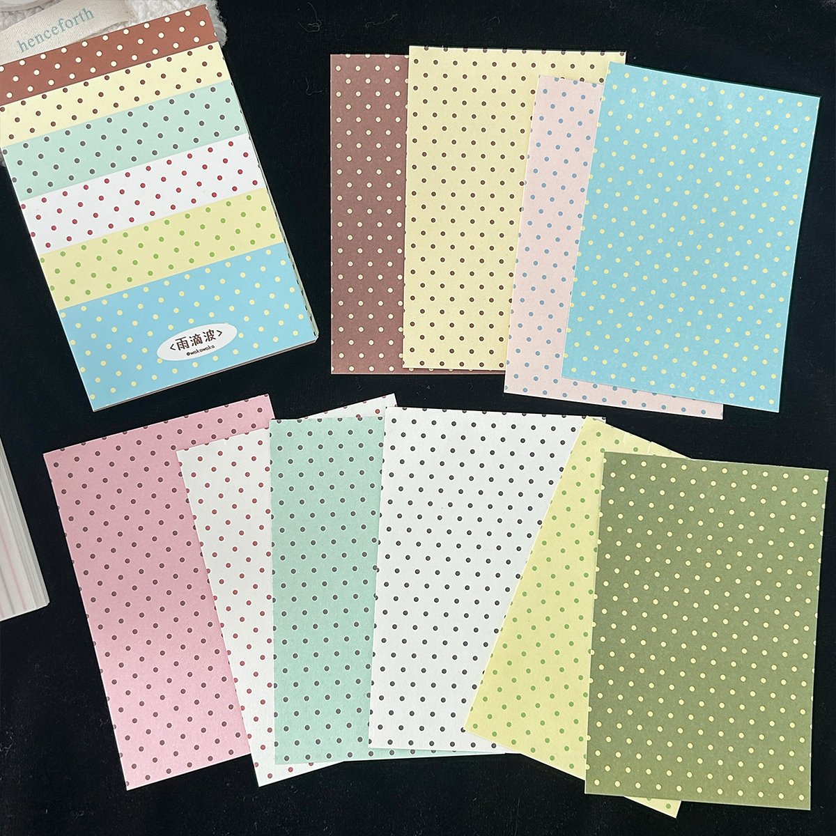 A7 Polka Dot Memo Pad Tearable - Graph Paper Pad recension och pris