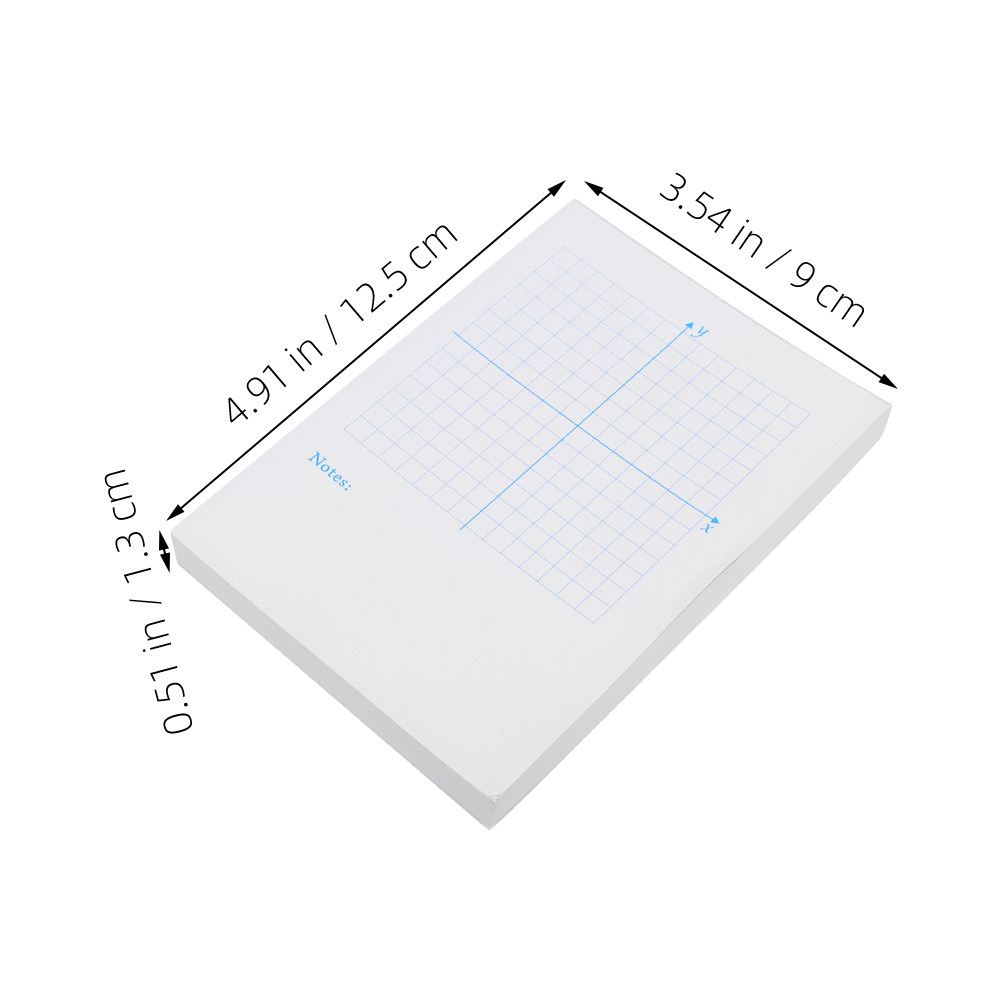 3Pcs Math Coordinate Practice  - Graph Paper Pad recension och pris