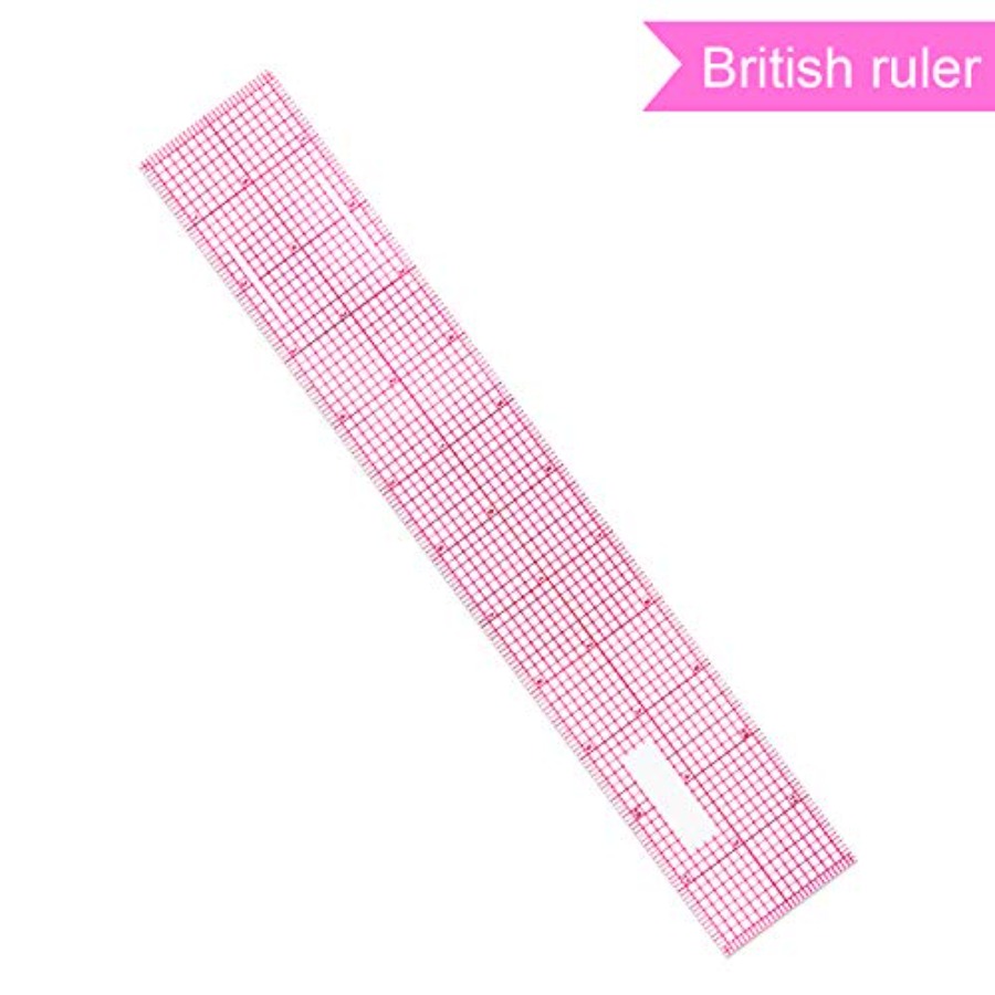 6 Pieces Clear Rulers Sewing T - Ruler Set Transparent recension och pris