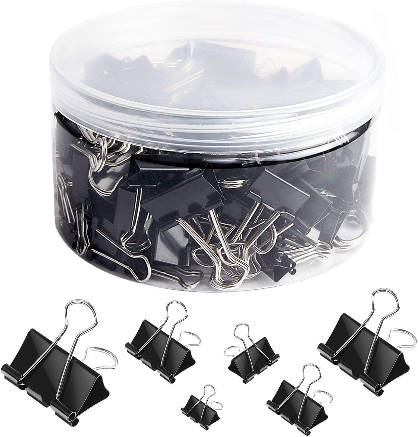 110 PCS Binder Clips Assorted  - Binder Clip Assorted recension och pris