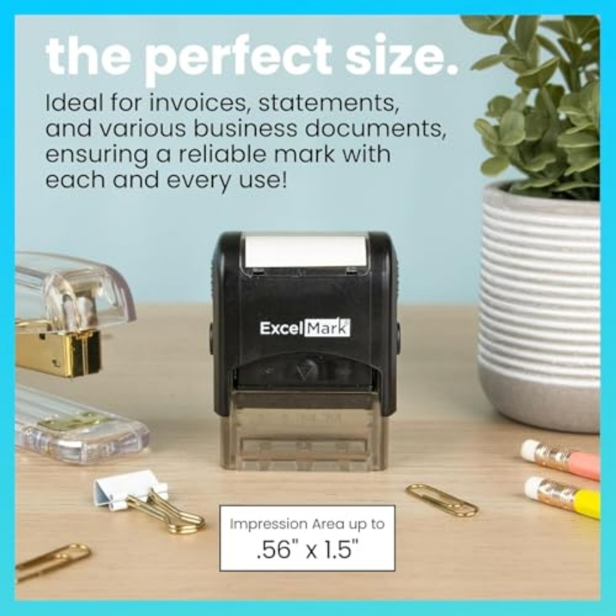 Self Inking Rubber Stamp - Red - Self Inking Stamp recension och pris